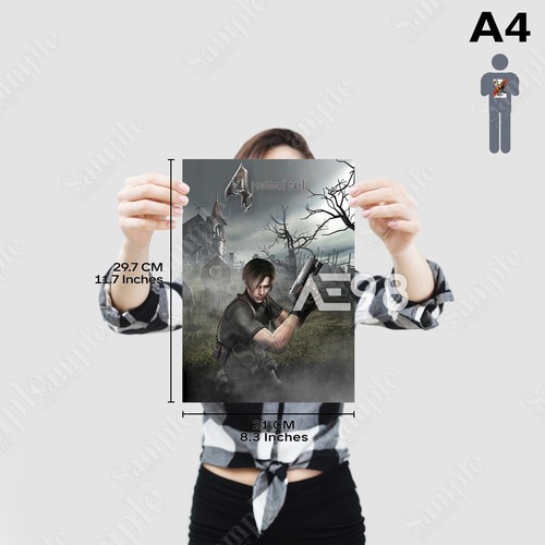 Resident Evil Video Game Poster Art Print Wall Home Room Decor CAPCOM PS XBOX PC - Picture 181 of 279