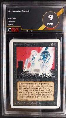 Animate Dead CGG 9 MINT MTG Unlimited 18660031