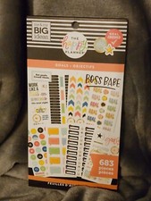 New Goals happy planner sticker book