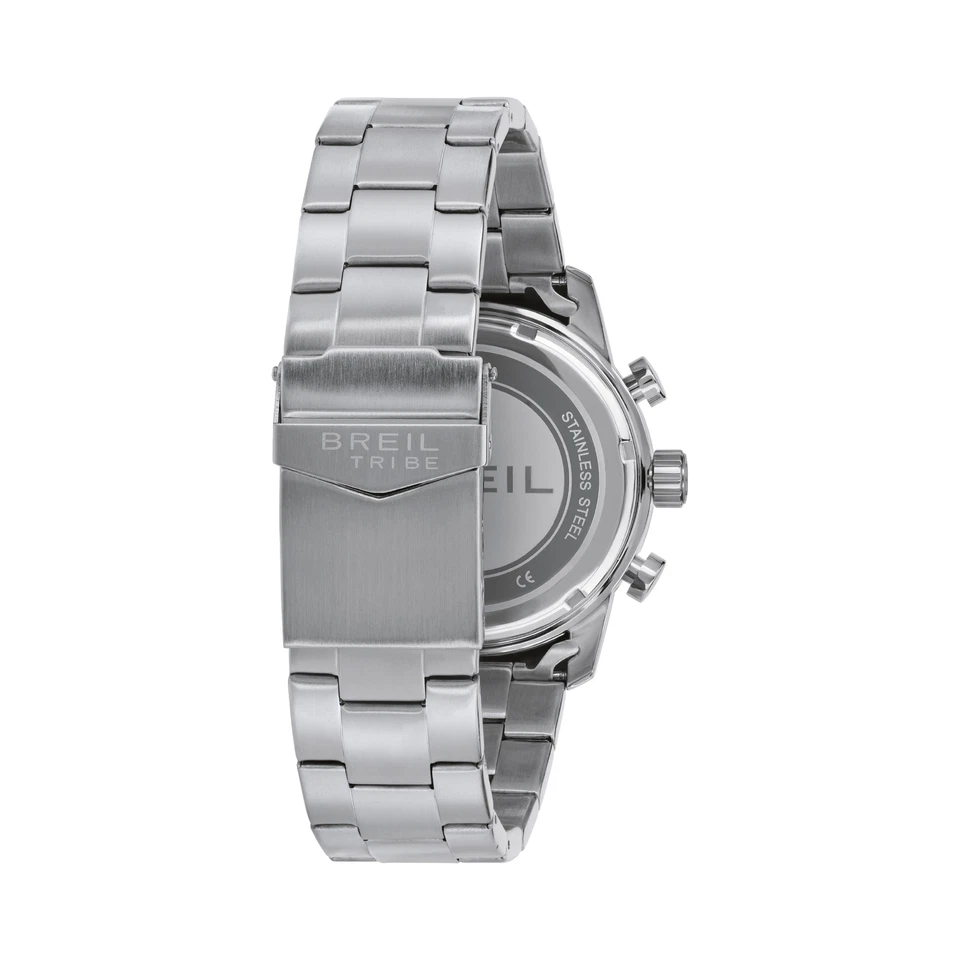 Orologio Uomo BREIL Tribe ZONE EW0566 Bracciale Acciaio Blu Dual Time - Immagine 2 di 2