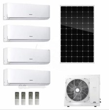 36000BTU Solar Inverter Multi 18k Zones Split Air Conditioner & Heater - 2 zones