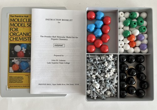 Prentice Hall Molecular Model Set For Organic Chemistry 1984 COMPLETE ...