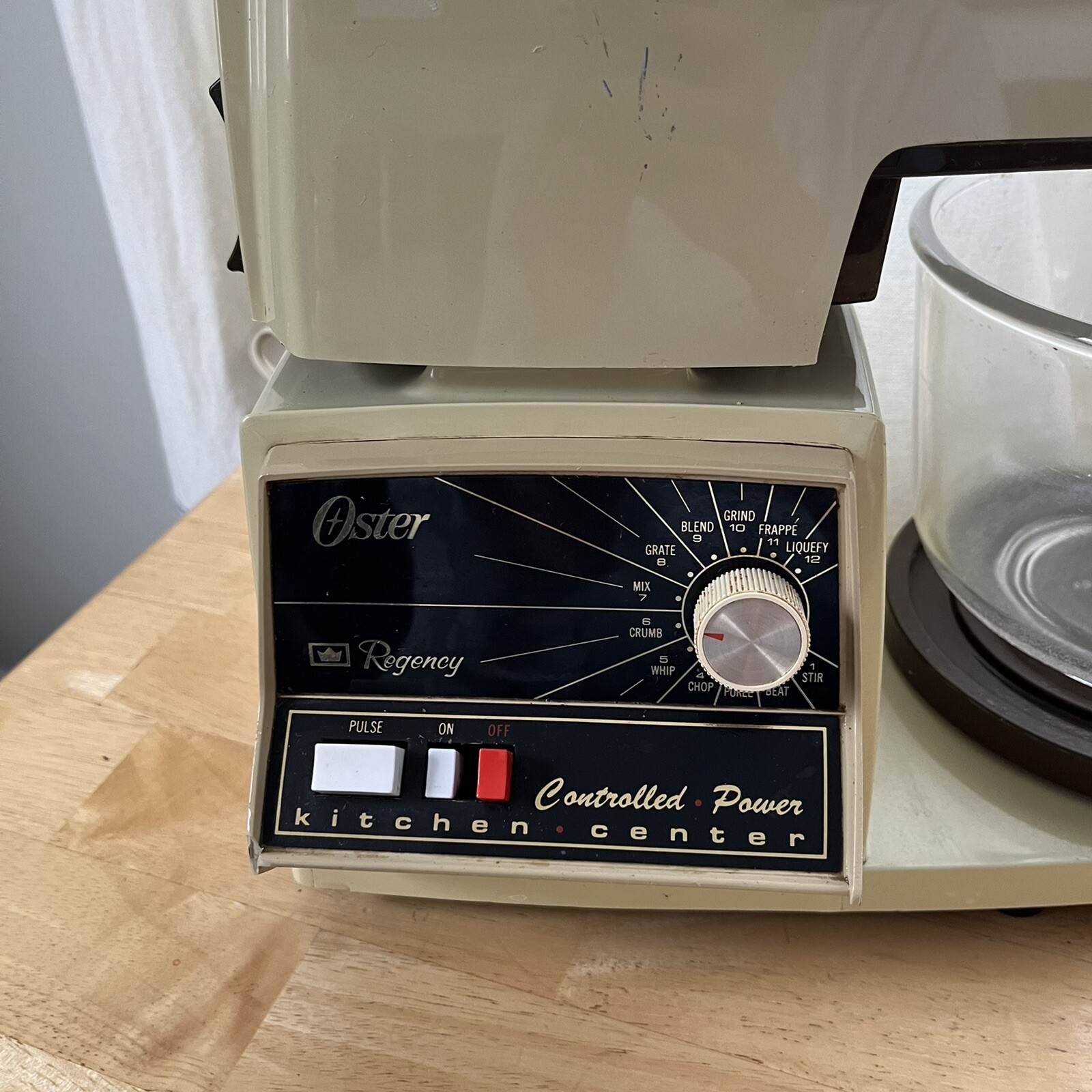 Vintage Oster Regency Kitchen Center 12 Speed Mixer With Bowl Beaters