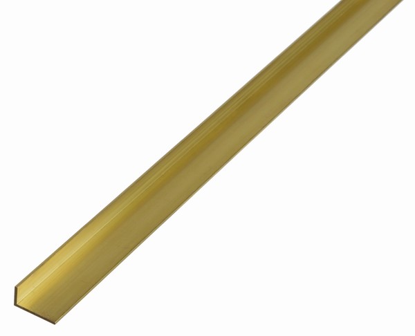 Alberts Winkelprofil Messing Winkel Messingprofil L-Profil L-Winkel 1000X20X10Mm-image