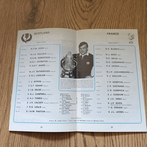 Scotland v France Rugby Programmes 1948 - 2012 - Picture 40 of 66