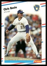 1988 Fleer #156 Chris Bosio