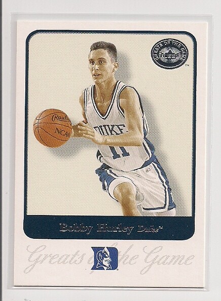 2001 BOBBY HURLEY FLEER *GREATS OF THE GAME* DUKE ARIZONA STATE