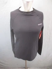 NWT KOMBI Red Heat Active Size S Womens Crew Neck Long Sleeve Athletic Top 450