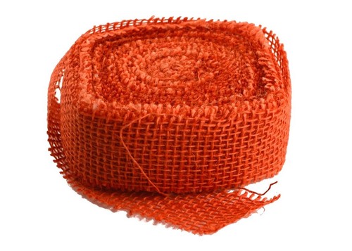 1.5" Burlap Ribbon 10 Yard Roll with Frayed Edges - Available in 6 Colors - Picture 7 of 7