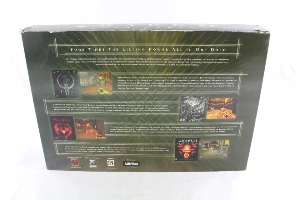 Quake II: Quad Damage Collector's Collectors PC Cd Rom Big Box Edition Game - Image 4 of 4