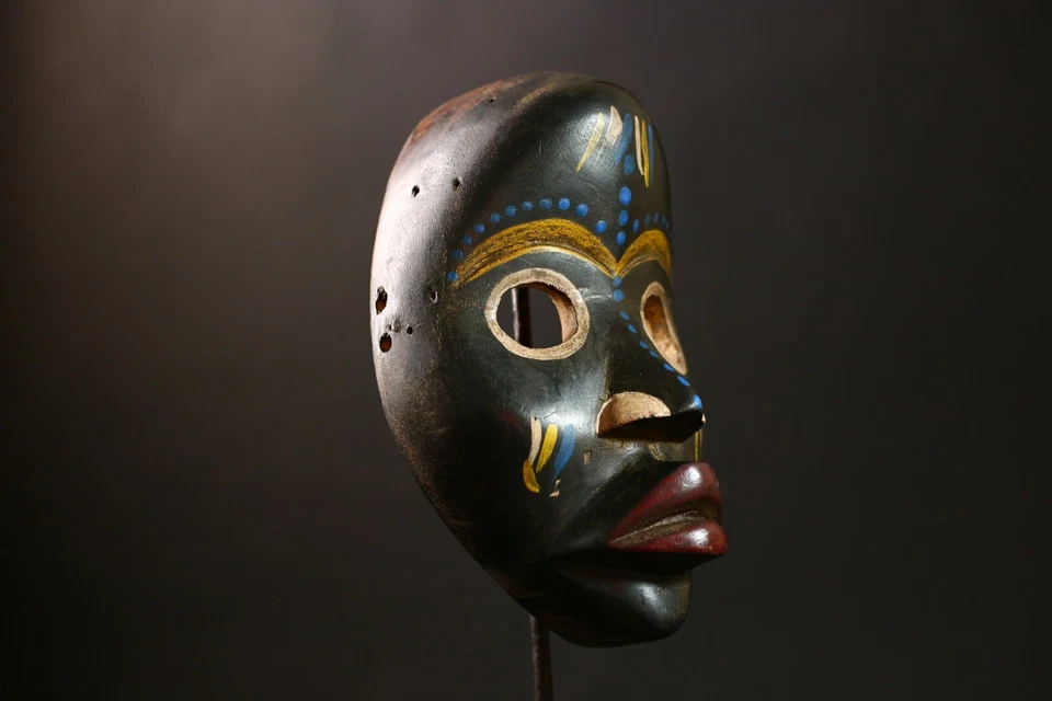 Máscara Dan africana arte tribal máscara facial para decoración de pared únic... - Imagen 4 de 4