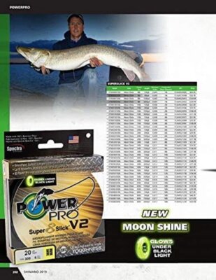 Power Pro SSV2 40 LB X 1372m Mond Glanz Borte