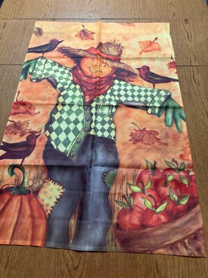 Jetmax Scarecrow Fall Autumn Yard Flag 38