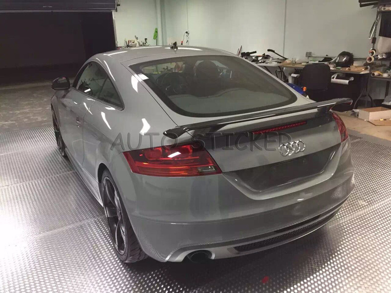 Full Roll 100FT x 5FT Grey Glossy Vinyl Film Gloss For Whole Car Wrap ...