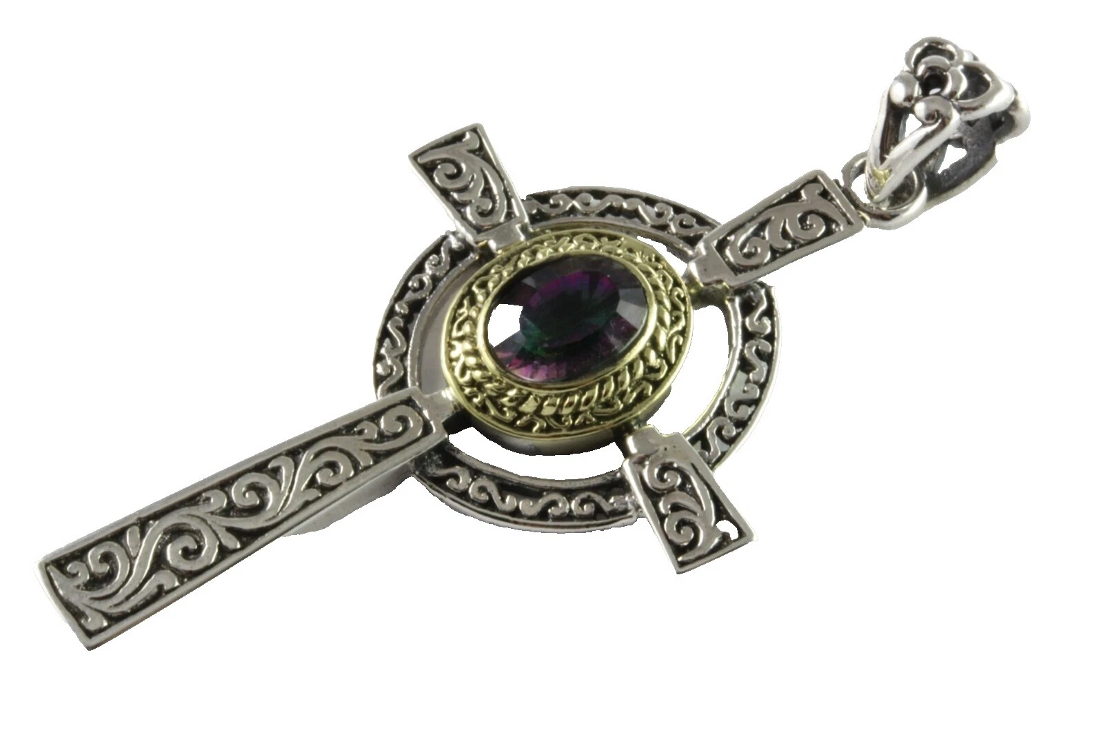 Amethyst Sterling Silver Necklaces & Pendants for Men