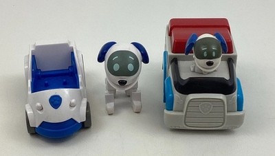 Paw Patrol Robo Dog Lot Mission Cruiser Robo Dog & Vehicle Rescue Racer 3pc