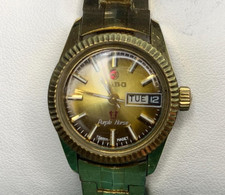 Orologio Rado Purple Horse Automatico Quadrante Oro Cinturino Oro Movimento E...