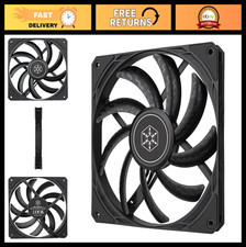 140mm Slim Fan with PWM Control, Enhanced Performance, Shark Force Tech - Quiet