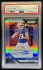 2018 Panini Prizm Josh Allen Auto Silver RC #RA-JA Bills PSA 9 Rookie