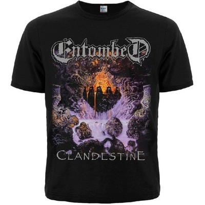 Entombed ''Clandestine'' T-Shirt  black dismember dissection