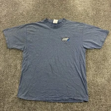 Vintage SMP Skateboards Shirt Mens XL Blue Sex Money Power Embroidered Logo