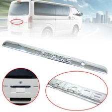 For Toyota Hiace Commuter Van 2005-2019 Chrome Rear Trunk Tailgate Cover Trim