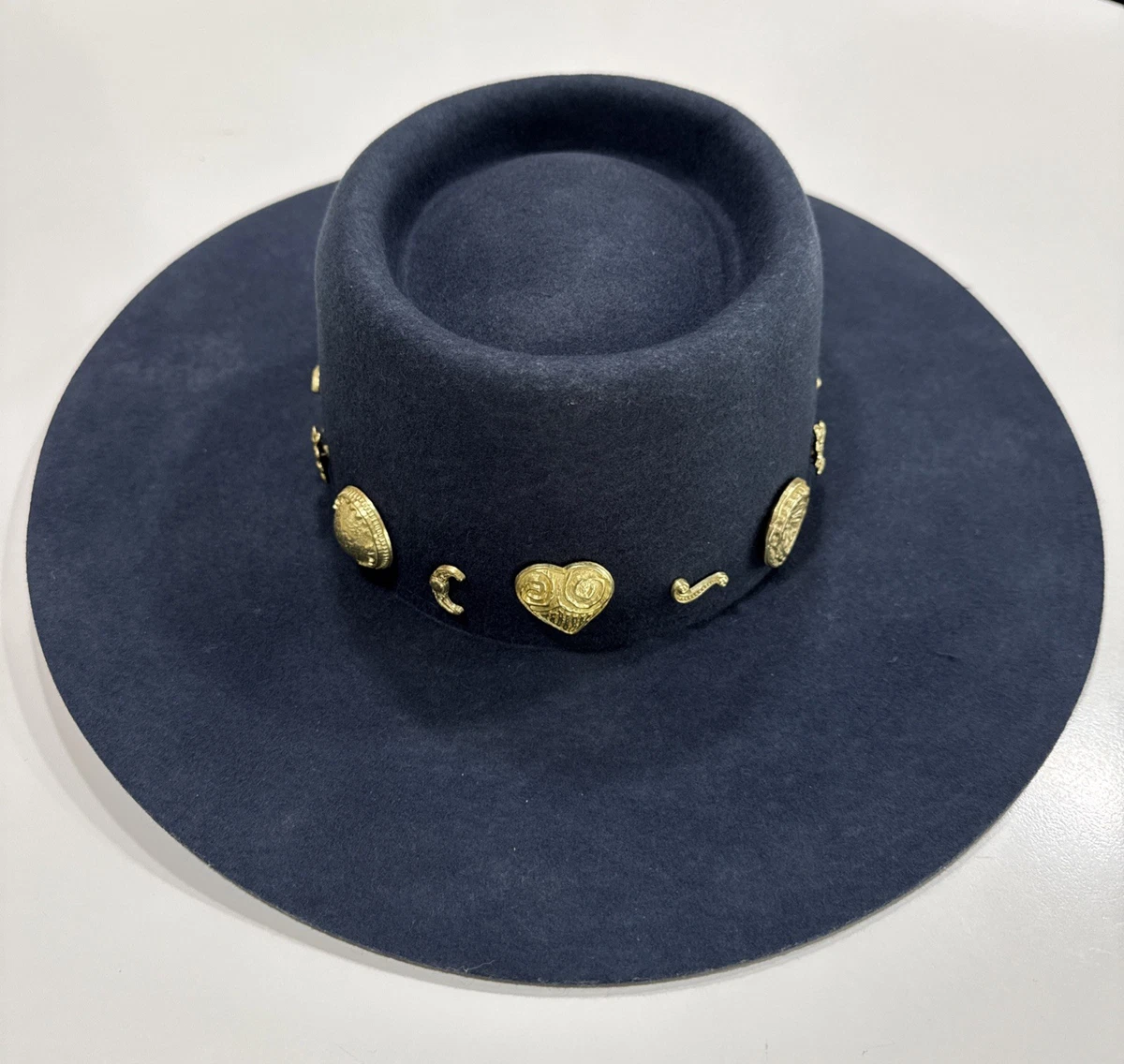 Felt Fedora Blue Hats for Women for sale | eBay display picture 2