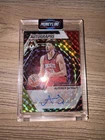 2022 Panini Mosaic Alperen Sengun #AM-SEN GOLD AND RED Prizm Auto AUTOGRAPH