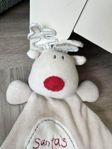 Mamas & and Papas Reindeer Comforter Baby Soft Plush Toy santa’s little helper - Picture 3 of 9