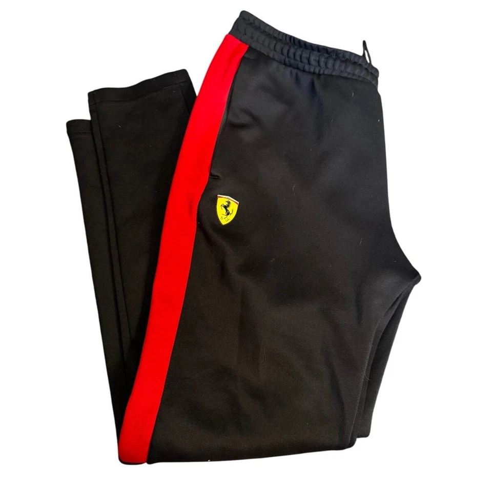 Joggers PUMA Scuderia Ferrari negros en talla grande (estimación) equipo de fan F1 Ferrari Foto 4 de 4