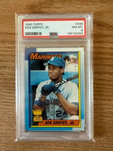 1990 Topps - Ken Griffey Jr #336 PSA 8