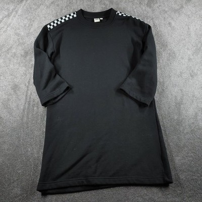 Vans Pullover Kleid Damen Small Schwarz Streetwear Skater Punk Oberteil