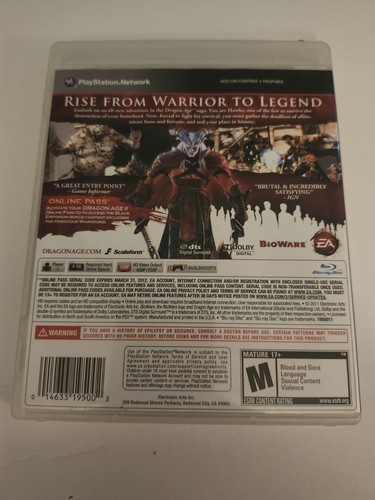 Dragon Age 2 PS3 PlayStation - Picture 3 of 4