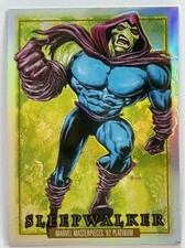 2024 Skybox Marvel Masterpieces 92 Platinum Rainbow 89 Sleepwalker
