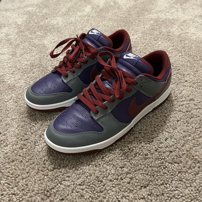 Nike Dunk Low Retro Purple Gray And Red Shoes Men s Size 11