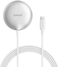 Anker MagGo Wireless Charger Pad Qi2 Compatible, White NEW