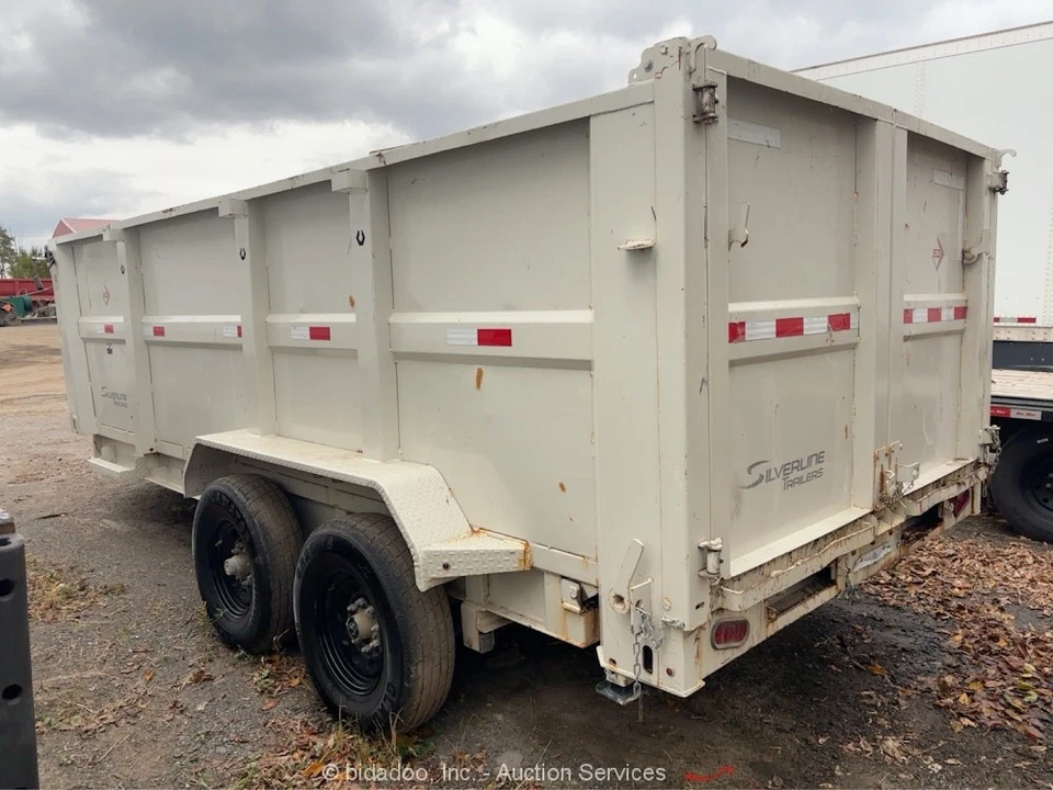 2024 Ed Trailers LPT8316274S-BP 16' T/A 14K Hydraulic Dump Trailer Tarp bidadoo - Image 3 of 4