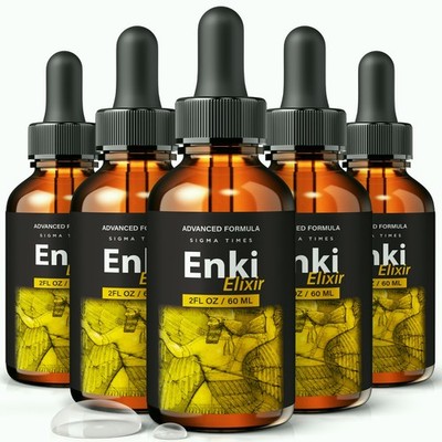 Enki Elixir Drops   Blood Support & Balance Liquid Supplement - 5 Pack