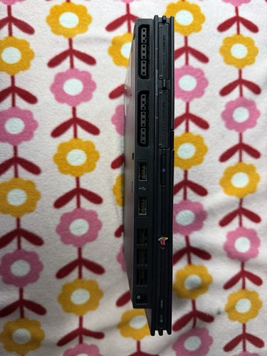 Sony PlayStation 2 PS2 SPCH 77001 Slim Black Console * FOR PARTS OR REPAIR ONLY - Picture 2 of 11