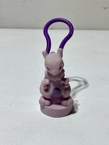 Vintage 2002 Pokemon Mewtwo 3" Backpack Clip Figure - Hardee's Rare Toy