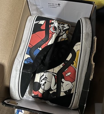 Vans SK8-Hi Reissue Disney Mickey & Friends Black High Top Sneakers VN-0ZA0GHE