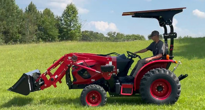 Large Tractor Canopy for 2x2, 3x2, 4x2 ROPS-Upto 45 deg.lean- Red, Orange, Green