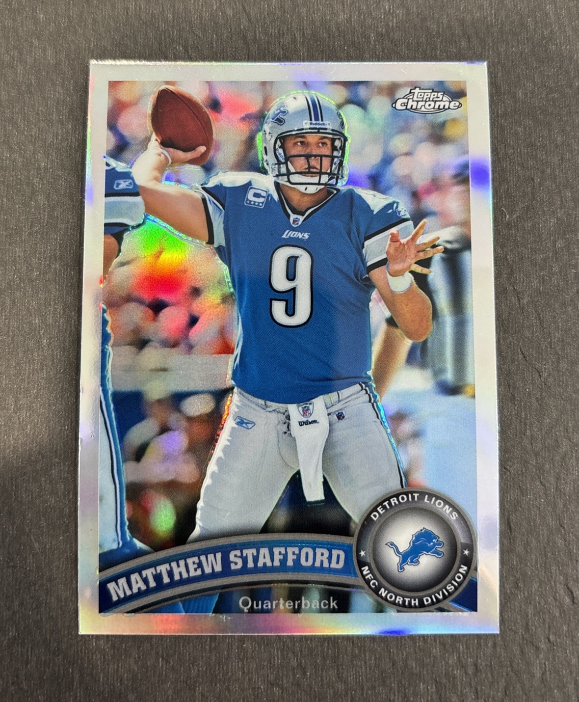 Matthew  Stafford- 2011 Topps Chrome - Refractor #4