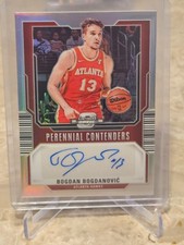 2023-24 Contenders Optic Perennial #PA-BBA Bogdan Bogdanovic Auto /125 Silver