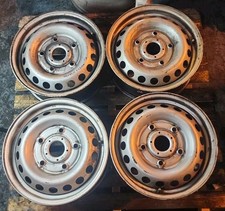 SET 4 CERCHI IN FERRO DA 16" PER FORD TRANSIT CUSTOM I SERIE DEL 2016 5 FORI