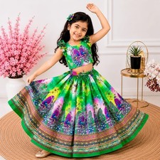 Readymade kids girls lehenga choli party wear eid indian girls designer dress