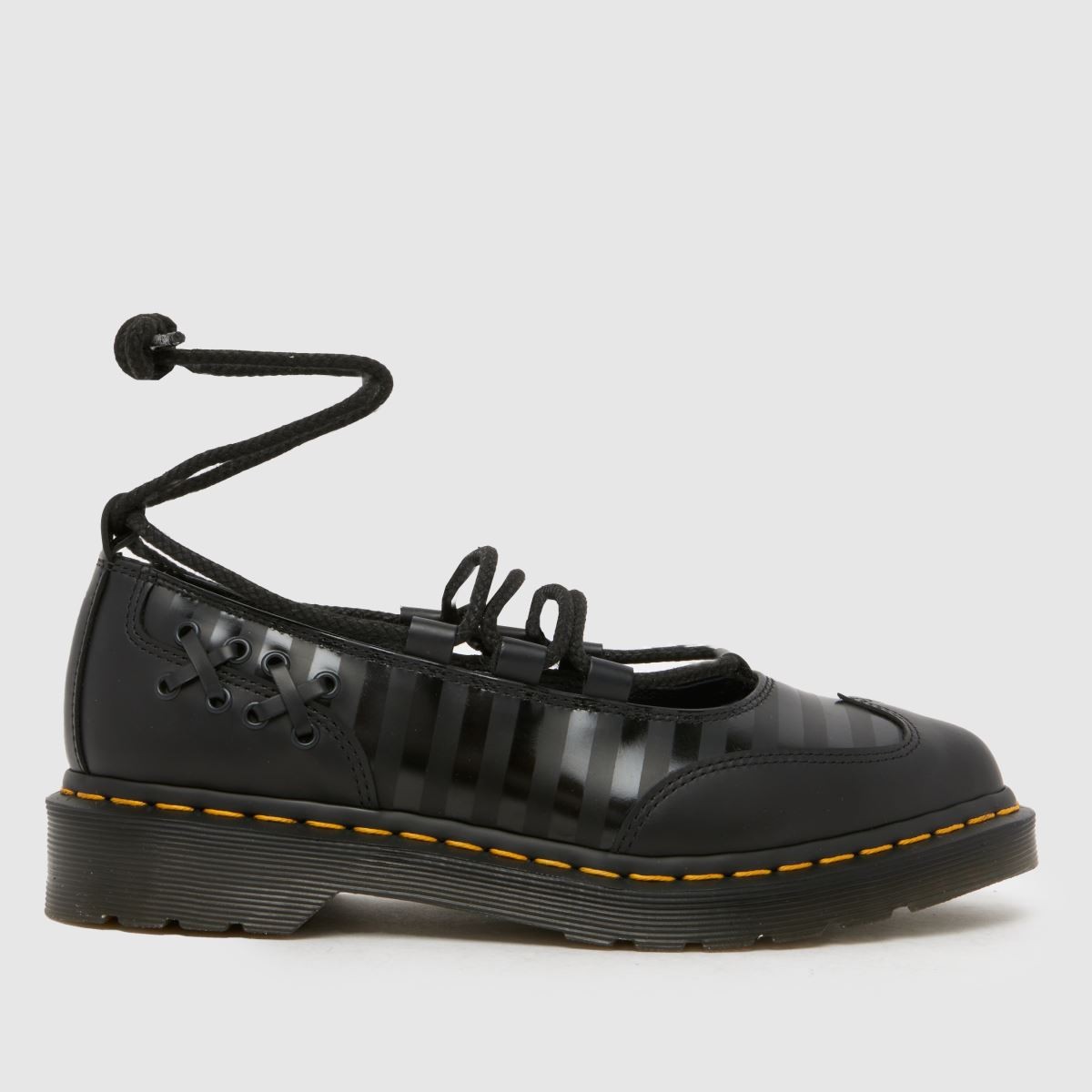 Dr. Martens x Wednesday Elphie II Lace Up Shoes Black Nappa Lux | eBay