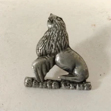 Santa Cruz Sea Lion Lapel Pin Pewter Pin Back