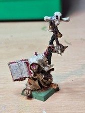 Warhammer Fantasy Classic Skaven Plaguelord Skrolk Mönch Zitadelle Metall