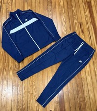 Nike Sportswear Club Poly-Knit Tracksuit Men  s Size Large Navy Jacket Pants Set
